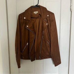 Loft Suede Moto Jacket